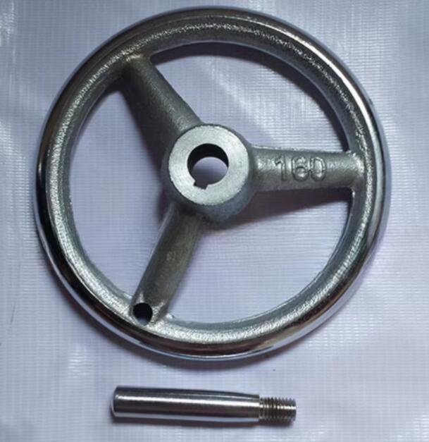 Lathe Bakelite Three-wheel Handwheel Cast Iron Chrome Metal Handwheel MillingCNC