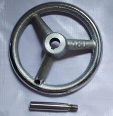 Lathe Bakelite Three-wheel Handwheel Cast Iron Chrome Metal Handwheel MillingCNC