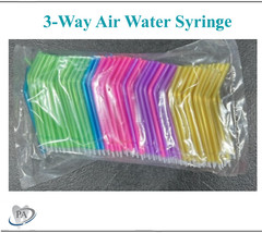 Dental 3-Way Air Water Syringe Disposable Spray Tips Triple Nozzles Upto 1000/Bx
