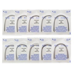 100PCS Dental Orthodontic Niti Arch Wire Natural Form Arches Round Rectangular