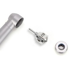 AZDENT Dental Fiber Optic LED E-generator High Speed Handpiece Turbine 4/2 Hole
