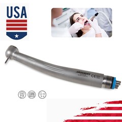 10pcs Dental High Speed Handpiece 4Hole Ceramic Rotor Standard head Single Spray