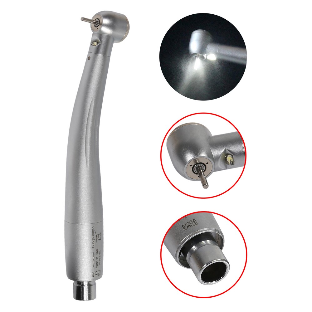 Dental High Speed Handpiece LED E-generator Turbine 3 way Spray fit NSK Coupler