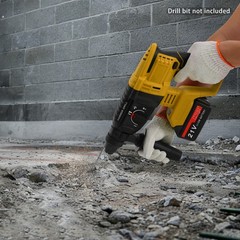 Impact Hammer Drill Hammer Drilling Machine Battery-Powered w/ 4 Modes 800W
