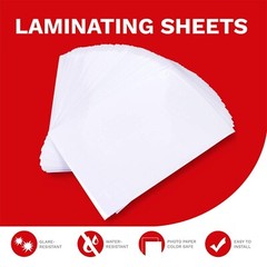 XFasten Self-Adhesive Laminating Sheets, 6 x 9 Inches, Pack of 100, 4.76 mil,…