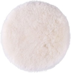 6 Inch Wool Buffing Pads, Pack of 2 – Car Auto Hook and Loop Polishing Pads, Use