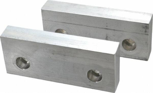 Gibraltar 6″ Wide x 2-1/2″ High x 1″ Thick, Flat/No Step Vise Jaw Soft, Alumi…