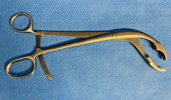KMedic KM 47-124 Verbrugge Bone Holding Forceps 10.5 in.