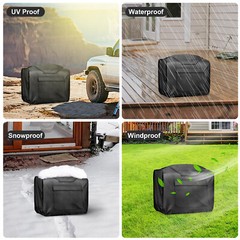 Waterproof Generator Cover Heavy Duty, Portable Outdoor Storage Cover 21x11x16″