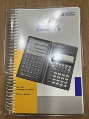Hewlett Packard HP 19BII Business Consultant II Calculator NEW BATTERIES