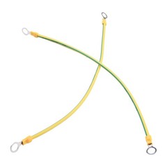 Ground Wire 10cm/20cm/30cm 20pcs BVR Solar PV Ground Wire Yellow-green