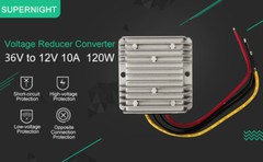 GOLF CART voltage reducer converter 36V to 12V 10A 120W