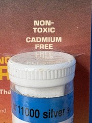 Harris Stay Brite Silver Bearing Solder 1/2 Oz Silver Solder 1/2 Oz Flux NOS