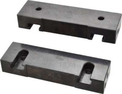 1 Pair Snap Jaws 6MSJ-185 Soft Steel Vise Jaws, Flat/No Step, fits 6″ Vise