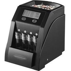 Uimoso USD Coin Sorter Wrapper Roller 150 Coins/min 4 Coin Tubes Store 200 Coins
