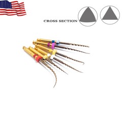5Pks Dental Endodontic Files X-Pro Gold Taper Universal NITI Rotary Engine Files