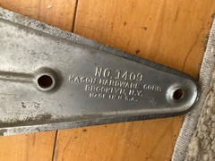 Set if 4 VINTAGE Kason 1409 Hinges Brooklyn NY