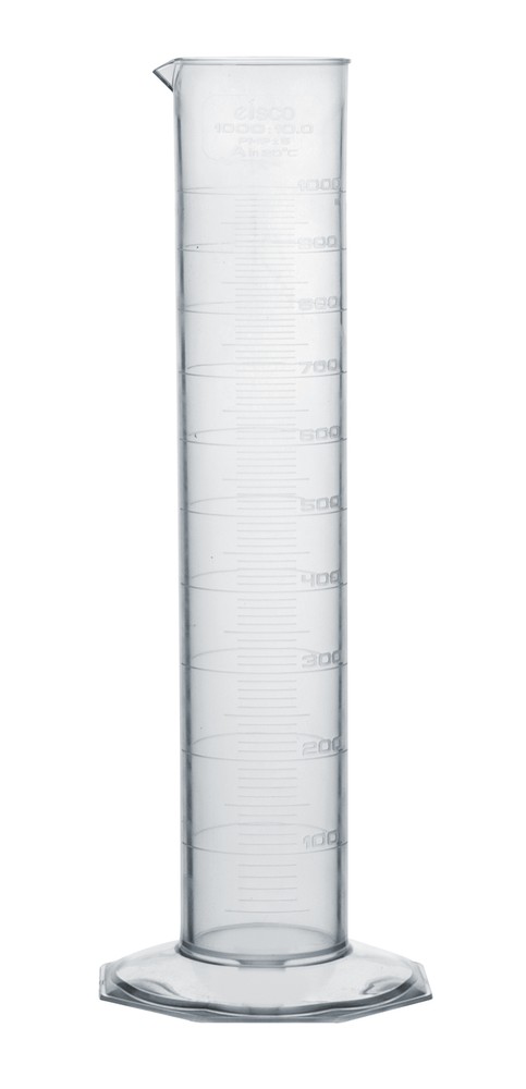 Measuring Cylinder, 1000ml – Class A – TPX – Eisco Labs