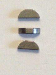 (#91) 1/4″ x 3/4″ Carbon Steel Woodruff Key Made in USA 5 Pcs.