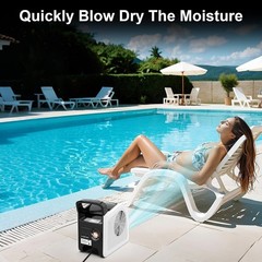 Huilynsen High Velocity Blower Fan – 3 Speed Portable Utility Fan