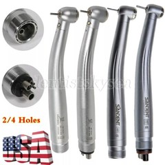High/Low Speed (LED E-generator )Turbine Handpiece 2/4Hole Push Dental