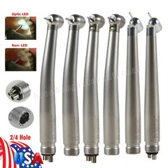 Dental High Speed /LED Handpiece/ 45° Degree Turbine Surgical 2/4H Fit KAVO NSK
