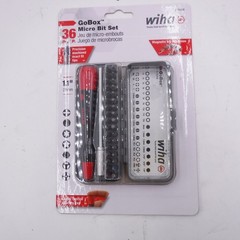 Wiha 36 Piece GoBox Precision Micro Bit Screwdriver Set 75958
