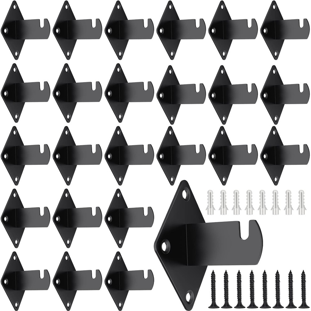 24 Pcs Gridwall Mount Brackets with Screws Gridwall Brackets for Grid Panels …