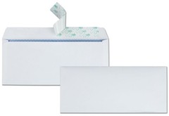 #10 Security Tinted Envelopes Redi-Strip Windowless White 4.125 x 9.5 500 Box
