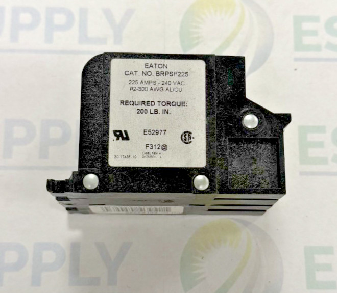 Eaton BRPSF225 Sub Feed Lug Kit 225A for BR & PON Loadcenters UL Listed