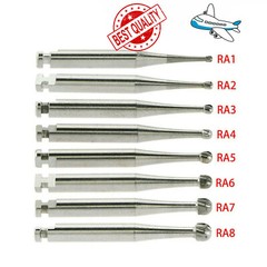 5-50pcs Dental Bur Round Latch Carbide RA Fit Low Speed Contra Angle Handpiece