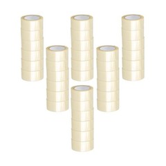 Carton Bulk Packaging Tape for Box 1.88 Inch x 55 Yards 2 Mil Clear 12 Rolls