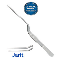 Jarit 380-100 Lucae Dressing Forceps, Serrated, Bayonet, 5.5″