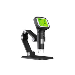 2.4″ Digital Microscope 1600X Magnifier with Stand 8 LED for Soldering Repair