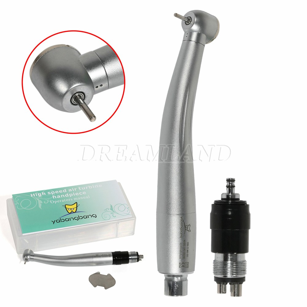 Dental High Speed Handpiece Turbine with 4 Holes Quick Coupler Swivel