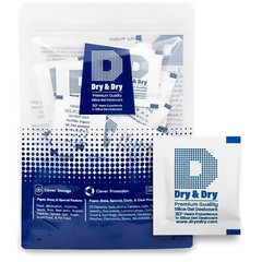 3 gram X 50 PK “Dry & Dry” Silica Gel Desiccant Packets(Reusable)-FDA Compliant