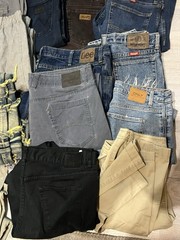 Approx 45x Vintage Branded Trousers Reseller Bundle – Wrangler, Lee, Diesel, Hugo Boss