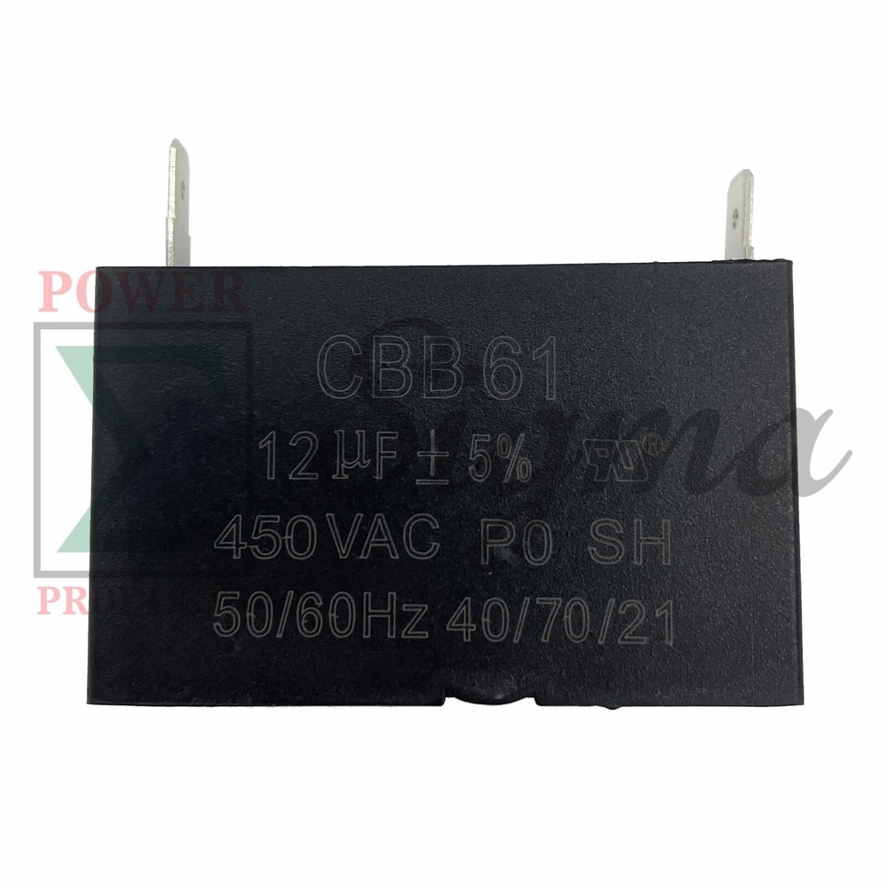 New Generator Capacitor 450 VAC 12uF 12μf 50/60Hz CBB61 40/70/21 UL Listed