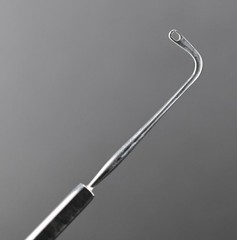Katena K3-6740 Gass Retinal Attachment Hook, Fenestrated, Angled 90°, 5-5/8″