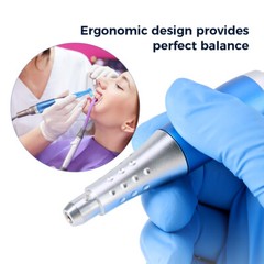 Premium Dental Hygiene Prophy Handpiece Air Motor 4 Holes WIth 4:1 Nose cone