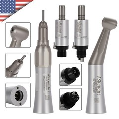 ASkeadnt Dental Low Speed Handpiece Straight Contra Angle Air Motor E-type FX