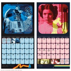 DateWorks 12″x12″ 2026 Star Wars Wall Calendar