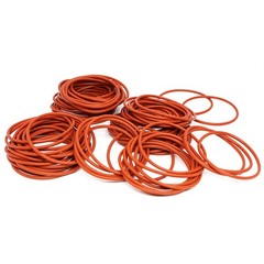 Silicone Rubber O Rings Metric Food Grade 3mm Cross Section 4mm-64mm ID O Ring