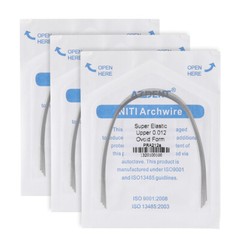 AZDENT Dental Ortho Brackets Braces Mini MBT Roth.022 Hook 345 /NITI Arch Wires