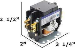 Replacement for Goodman Double Pole / 2 30 Amp Condenser Contactor…