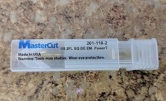 Double Ended Square End Mill – 1/8