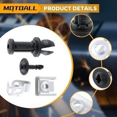 26 Pcs Engine Under Cover Splash Guard Clips Screw Set Fit for A5 Q5 A4 2008-201