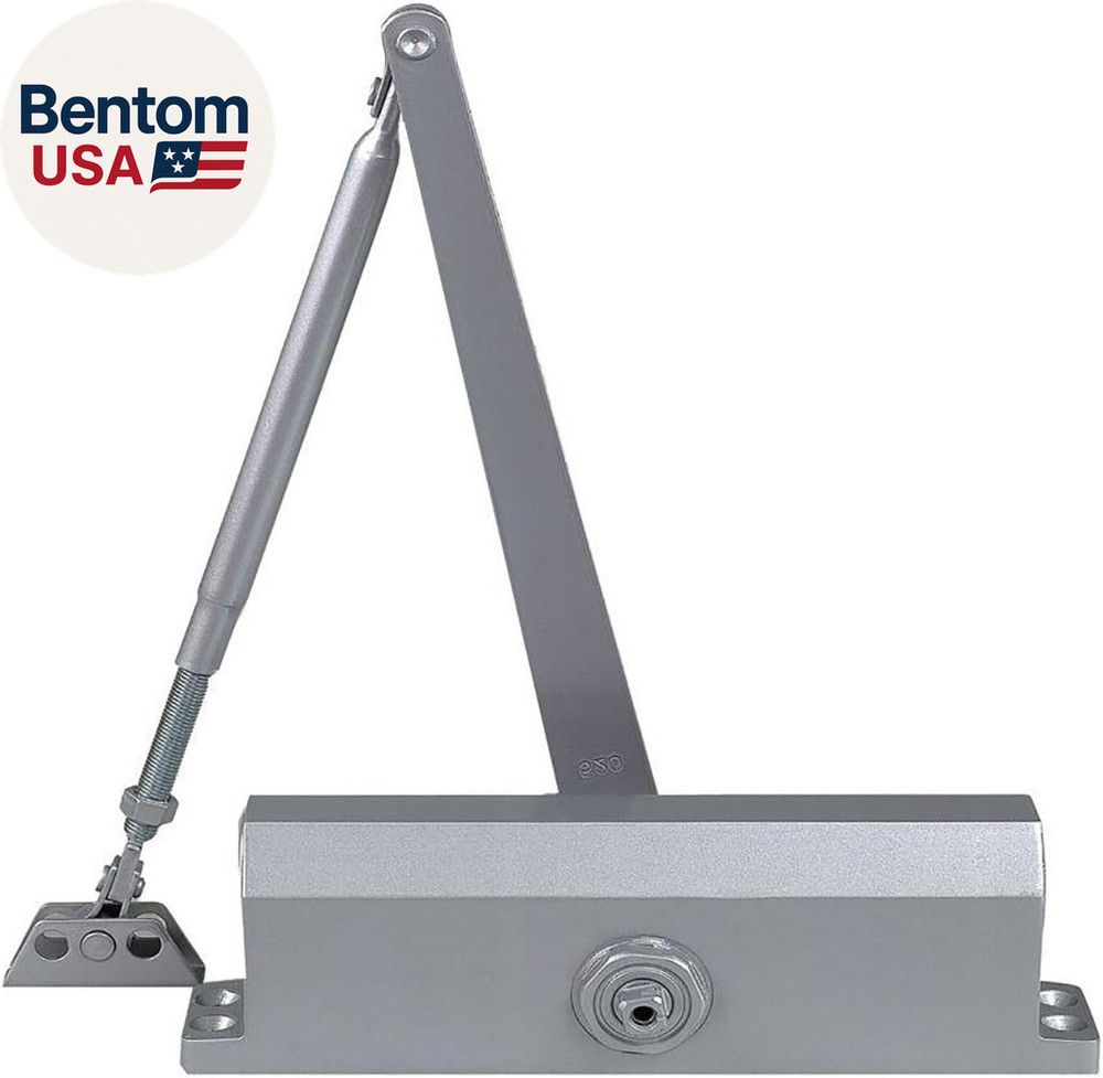 Door Closer, Commercial Hydraulic Closer, Self-Closing, Spring Size 3, Surface M