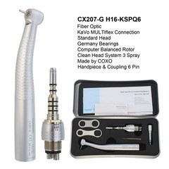 COXO Dental Handpiece High Speed Fiber Optic LED CX207-G KaVo NSK WH Coupling