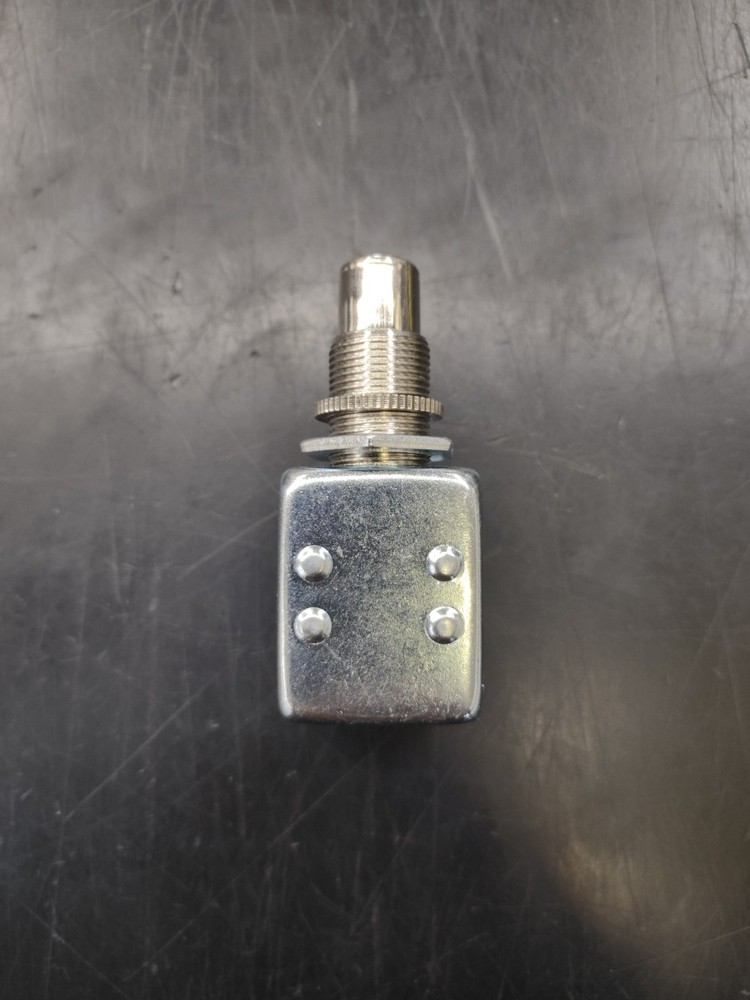 Heavy Duty Momentary Push Button Switch SPST NO 9/16” Panel Mount Vintage Style